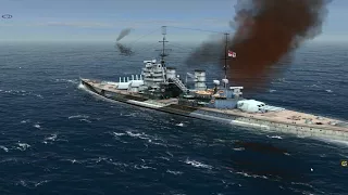 Atlantic Fleet HMS Lion vs DKM Bismarck