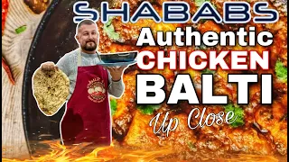 Up Close Chicken Balti - Shababs Recipe