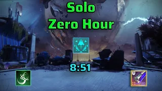 Solo Zero Hour in LESS than 9 Minutes (8:51)
