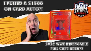 I PULLED A $1,500 AUTOGRAPH?! 2022 WWE IMPECCABLE CASE RIP!