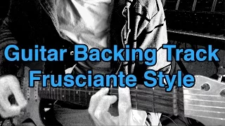 Backing Track - Frusciante Style (In G Major)