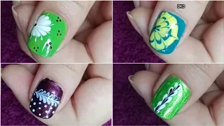 Easy nail art designs with safety pin🧷💅#nailart #nailartcompilation #nails #naildesign
