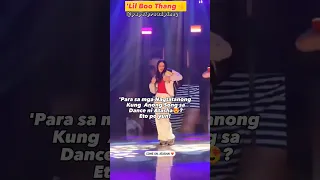 Song Title(Lil Boo Thang) ✅Dance Hits ni Atasha Muhlach😍 #viral #trending @EatBulagaTVJ