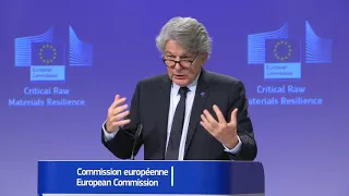 Thierry Breton explains the EU Action Plan on Critical Raw Materials