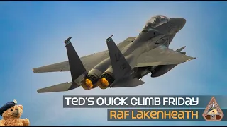 LIVE US AIR FORCE QUICK CLIMB FRIDAY F-15 & F-35 UNRESTRICTED TAKE OFFS • RAF LAKENHEATH 29.09.23