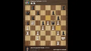 Jan-Krzysztof Duda vs Magnus Carlsen • Titled Tuesday Blitz, 2023