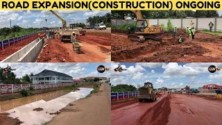 TANOSO - ABUAKWA Road EXPANSION(CONSTRUCTION) Ongoing in Kumas, Ghana.