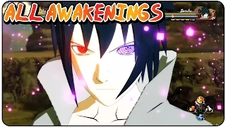 Naruto Shippuden Ultimate Ninja Storm 4 All Characters Awakening