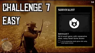 Survivalist Challenge 7 EASY!! (Red Dead Redemption 2)