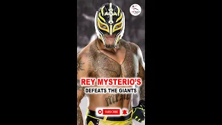 Rey Mysterio’s ( Defeats the Giants ) || 💪😳 #shorts