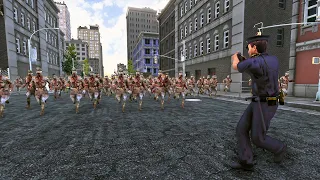 3,000,000 Zombies Attack City Center Protected by Humans - Ultimate Epic Battle Simulator 2 | UEBS 2