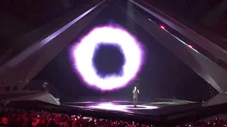 Måns Zelmerlöw performs ‘Fuego’ at the Eurovision 2019 Jury Final