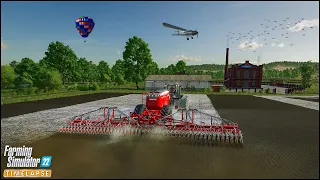 Spreading Lime & Sowing Sorghum. Weeds Control | #Zielonka Ep.59 | #FS22 PREMIUM EXPANSION