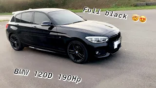 BMW 120d 190HP FULL BLACK 🔥 BATMOBILE 🦇