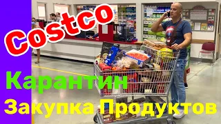 США ВЛОГ Закупка ПРОДУКТОВ на КАРАНТИН в COSTCO и Продукты из РУССКОГО МАГАЗИНА