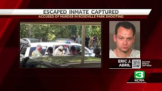 Eric Abril captured: Accused Roseville gunman caught after escaping hospital