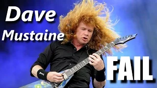 Dave Mustaine FAIL ┃RockStar FAIL