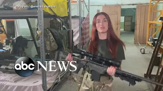 Female fighters on the front lines of the Ukraine war | ABCNL