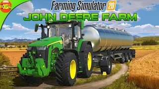 Cultivating Field with 8R, Selling Milk and Barley | John Deere Farm FS20 S2 Episode #50