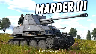 Marder III German Tank Destroyer Gameplay | War Thunder