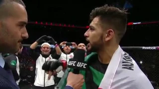 UFC Fight Night Phoenix: Yair Rodriguez Entrevista En El Octágono