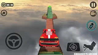 Impossible Stunt Car Tracks 3D Red Vehicle Driving levels 1 to 7 - Android GamePlay 2019