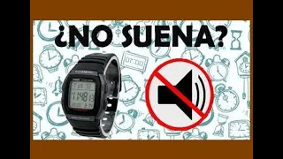 Reloj  CASIO digital no suena, no pita. Posibles fallas y soluciones (Todas las marcas de reloj).