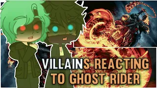 Gacha life L.o.v React to Ghost Rider || Johnny Blaze || - Gacha
