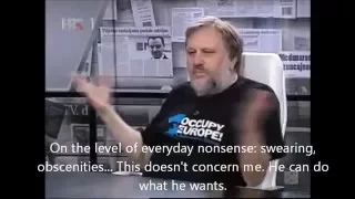 Zizek describes his capitalist son [eng subs]