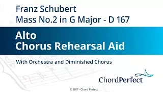 Franz Schubert's Mass No.2 in G Major - Alto Chorus Rehearsal Aid