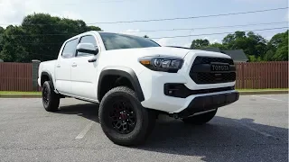 2018 Toyota Tacoma TRD PRO: Start Up, Test Drive, Walkaround and Review