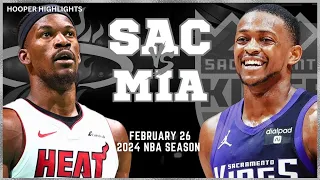 Miami Heat vs Sacramento Kings Full Game Highlights | Feb 26 | 2024 NBA Season