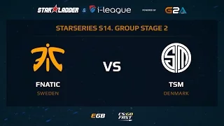 Fnatic vs. TSM, SLTV StarSeries Season XIV, map 2 inferno