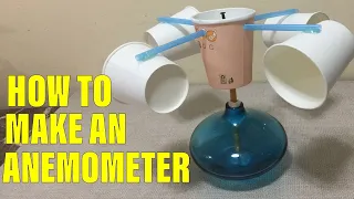 HOW TO MAKE AN ANEMOMETER | WEATHER INSTRUMENT | JamHomeScience Experiment