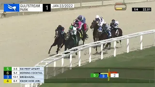 Gulfstream Park Carrera 1 - 23 de Enero 2022