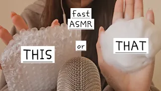 FAST⚡️THIS OR THAT ASMR ⚡️ NO TALKING