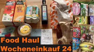 Wocheneinkauf Student günstig mit Cashback 24 € | Food Haul | Wocheneinkauf 1 Person | sparsam leben