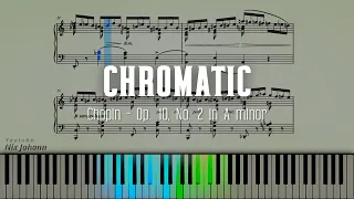 Etude Op. 10, No. 2 (Chromatic) - Chopin | Piano Sheet Music