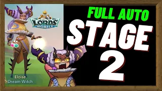 Dream Witch Stage 2 Eloise Full Auto Lords Mobile! Limited Challenge Saving Dreams  2023 Stage 2