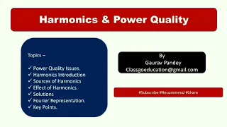 Power Quality & Harmonics