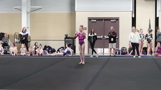 Emersyn Level 7 Floor Routine at The Sweetheart Invitational 2023 hosted by Premier Gymnastics