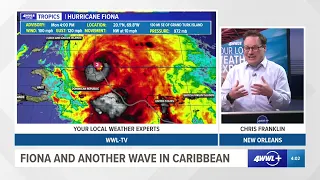 Monday evening tropical update: Hurricane Fiona and a wave in the Caribbean