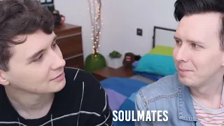 Dan and Phil being silly soulmates/best friends for 10 years straight