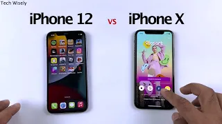 iPhone 12 vs iPhone X in 2023 - SPEED TEST