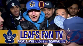 DEMONS HAVE BEEN EXORCISED - LEAFS IN 5! | INSTANT Fan Reaction | Leafs Fans React | TOR 5-4 TB (OT)