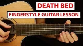 Powfu - Death Bed | Fingerstyle Guitar Lesson (Tutorial) How to Play Fingerstyle