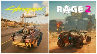 Cyberpunk 2077 Vs Rage 2 Gameplay Comparison