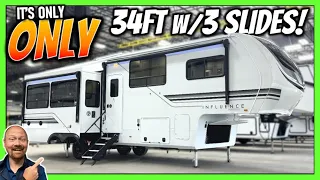 NEW MODEL! Only 34ft with THREE Slides! 2024 Influence 2903RL Fifth Wheel by Grand Design RV