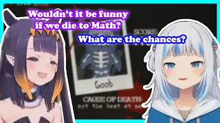 【HoloEN】Gura died to Math questions