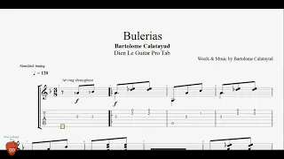 Bartolome Calatayud - Bulerias - Flamenco Guitar Lesson Tabs